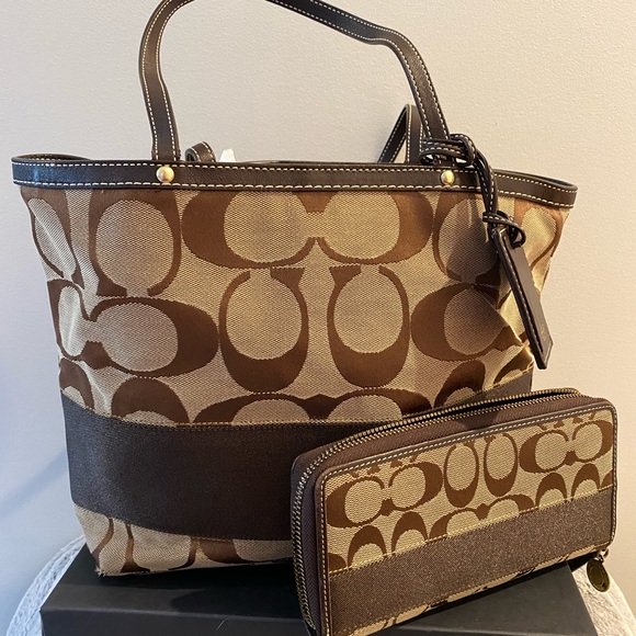 Coach Bags Rare Reversible Coach Bag Wallet Poshmark